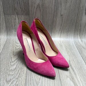 Roberto Festa Milano Chic Fuchsia Suede  Heels